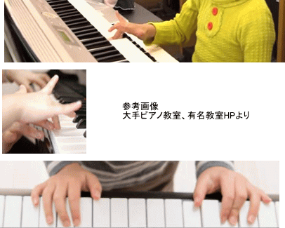 ディアピアノ教室ではお子様のピアノで正しいフォームをご指導